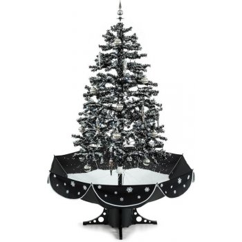 OneConcept Everwhite vánoční stromeček 180 cm simulace sněžení černý LEL2-Everwhite-BK