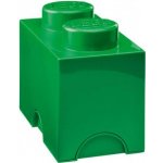 LEGO® úložný box 12,5 x 25 x 18 cm tmavě zelená – Zboží Mobilmania