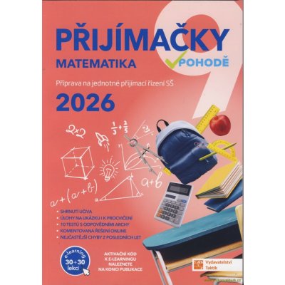 Přijímačky 9 Matematika + E-learning 2026 – Zboží Dáma