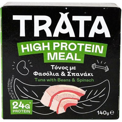 Trata High Protein Meal Tuňák s fazolemi a špenátem 140 g – Sleviste.cz