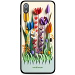Pouzdro Mobiwear Glossy Xiaomi Redmi 7A - G015G Barevné květinky – Zboží Mobilmania