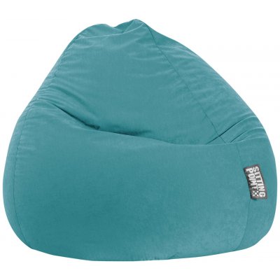 Beanbag sedací vak Easy XXL 80 x 130 cm tyrkysový – Sleviste.cz
