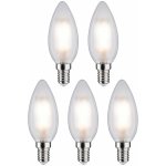 Paulmann P 29095 Filament 230V LED svíčka E14 5x4,8W 2700K mat – Hledejceny.cz