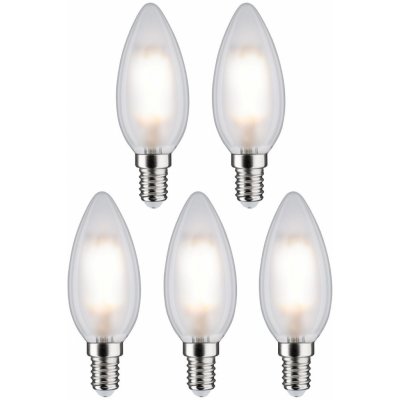Paulmann P 29095 Filament 230V LED svíčka E14 5x4,8W 2700K mat – Hledejceny.cz