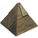 Dřevěný mini hlavolam Pyramida