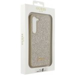 Pouzdro Guess PC/TPU Glitter Flakes Metal Logo Samsung Galaxy S23 zlaté – Hledejceny.cz