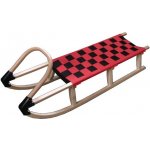 Acra Sáně celodřevěné 125 cm červená – Sleviste.cz