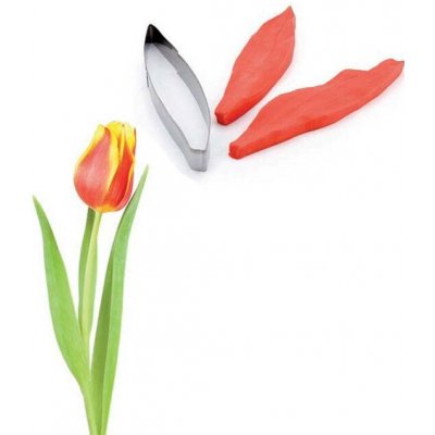 Pavoni Žilkovače, vykrajovátko, sada 3ks (list Tulipán) 2,5x18, v.2cm – Hledejceny.cz