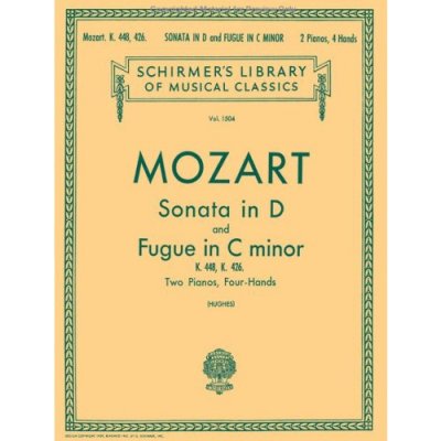 W.A. Mozart Sonata In D K.448/Fugue In C Minor K.426 2 Pianos noty, dva klavíry – Hledejceny.cz
