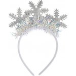Prima-obchod Čelenka do vlasů vločky, vánoční / párty, barva 1 stříbrná – Hledejceny.cz