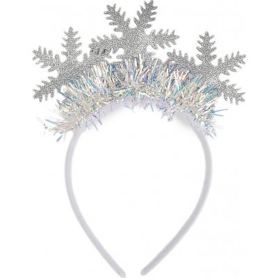 Prima-obchod Čelenka do vlasů vločky, vánoční / párty, barva 1 stříbrná – Hledejceny.cz