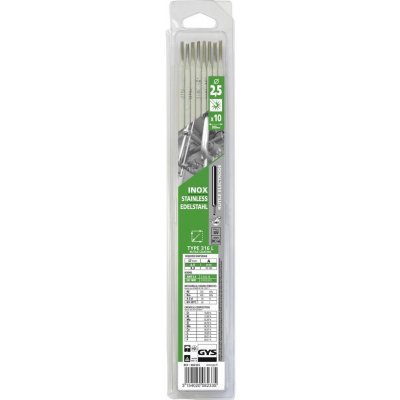 GYS Edelstahl 40 80 A 2.5 mm x 350 mm 10 ks – Zboží Dáma