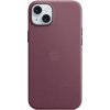 Pouzdro a kryt na mobilní telefon Apple iPhone 15 Plus FineWoven Case MagSafe Mulberry MT4A3ZM/A