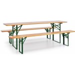 HTI Pivní set skládací 220 x 60 x 3 cm Kiefer – Zboží Dáma