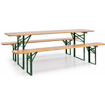 HTI Pivní set skládací 220 x 60 x 3 cm Kiefer – Zboží Dáma