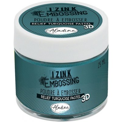 Aladine Embosovací prášek 25 ml pastel tyrkysová – Zboží Dáma