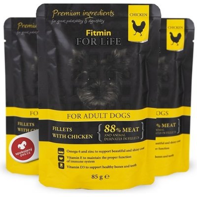 Fitmin For Life pouch ad chic./ham 85 g – Zbozi.Blesk.cz