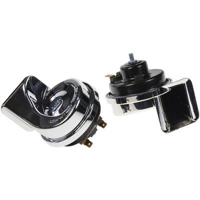 Šnekové klaksony 12V chrom – Zbozi.Blesk.cz