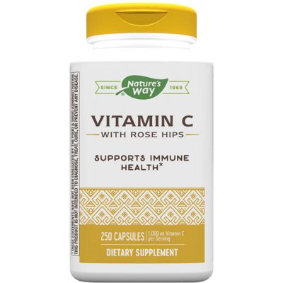 Natures Way Vitamin C with Rose Hips 250 kapslí – Hledejceny.cz