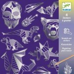 Djeco Vyškrabávací obrázky nálepky Metalické ornamenty – Zboží Dáma