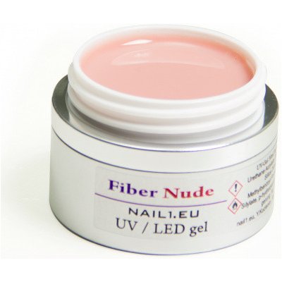 Nail1 Fiber Nude UV/LED jednofázový Střední viskozita 40 ml – Hledejceny.cz