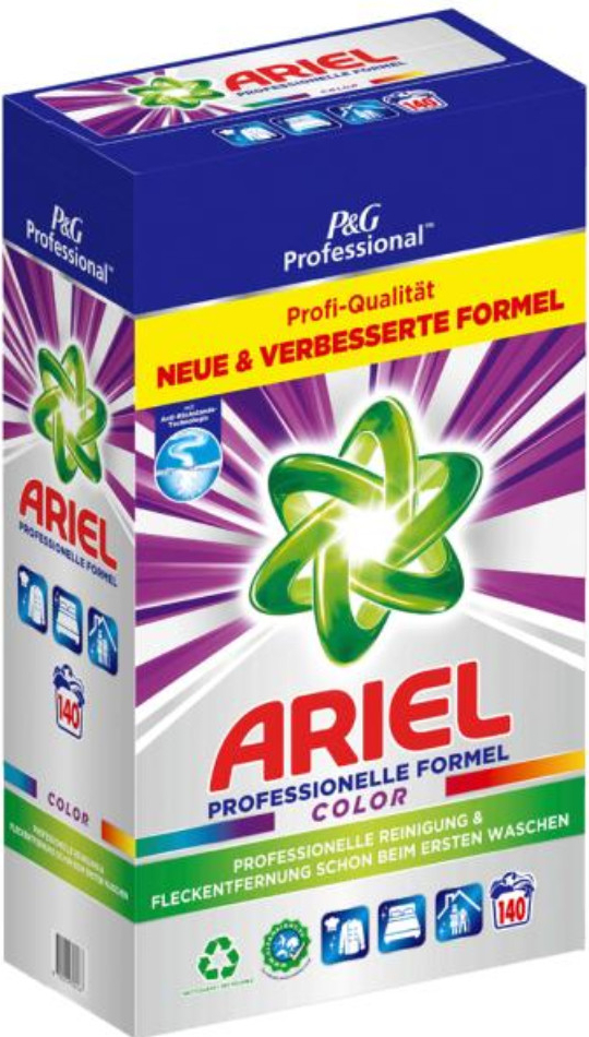 Ariel Professional prací prášek na barevné prádlo 140 PD 8,4 kg