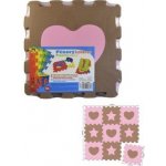SUN TA TOYS artik Puzzle hvezdy a srdce ružové 9 ks S4 – Zboží Dáma