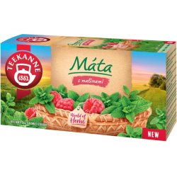 Teekanne World of Herbs Máta s malinami bylinný čaj aromatizovaný 20 x 1,5 g