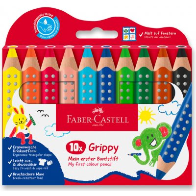 Faber-Castell Grippy 110624 sada 10 barev – Zboží Mobilmania