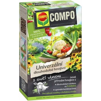 Compo Univerzální dlouhodobé hnojivo s ovčí vlnou 750 g