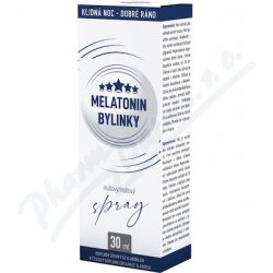 Melatonin Bylinky mátový spray 30 ml