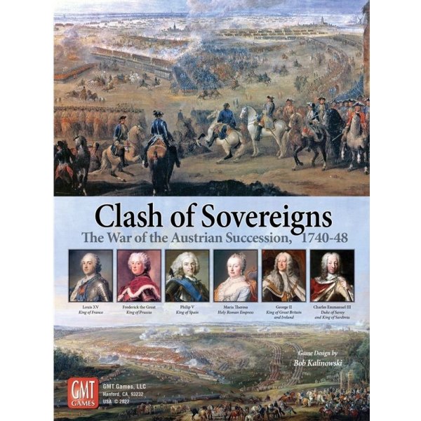 Desková hra GMT Clash of Sovereigns