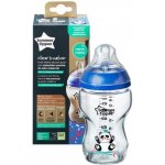Tommee Tippee kojenecká láhev C2N skleněná potisk blue 250ml – Zboží Dáma
