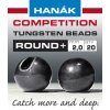 Výroba nástrahy Hanák Competition Tungstenové Hlavičky Round Černý Nikl 3,0 mm