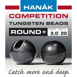 Hanák Competition Tungstenové Hlavičky Round Černý Nikl 2,5 mm