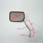 JMP zrcátko chrom pravé HONDA CB 600 F HORNET 03-06, CBF 500 04-08, CBF 500 A ABS 04-08, CBF 600 N 04-10, CBF 600 NA ABS 04-13, CBF 600 S 08-10, CBF 600 SA ABS 08-13 | Zboží Auto