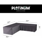 Aerocover 7940 Ochranný obal na zahradní rohovou sedačku 235x235x100 v.70 cm – Hledejceny.cz