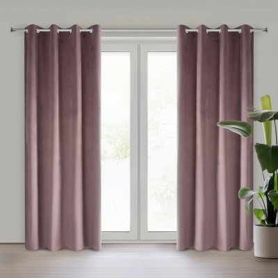 Takoy Hotový závěs z matného sametu, gramáž 215 g/m2 140 x 250 cm-HF-355010 | 140 x 250 cm – Zboží Dáma