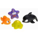 Profibaby Zvířátka mořská do vody stříkací 4ks plast v sáčku 13,5 x 22 cm 0m+ – Hledejceny.cz