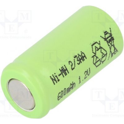 JJJ J-2/3AA600 Akum: Ni-MH; 2/3AA; 1,2V; 600mAh; Ø13,9x28,1mm; 1ks. – Sleviste.cz