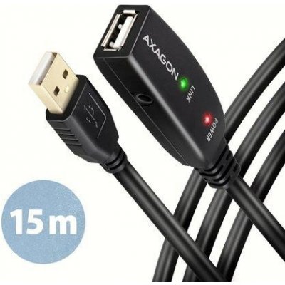 Axagon ADR-215 USB2.0 aktivní prodlužovací / repeater, 15m – Sleviste.cz
