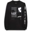 Pánské Tričko Vans tričko TRANSFIXED LS Tee Black