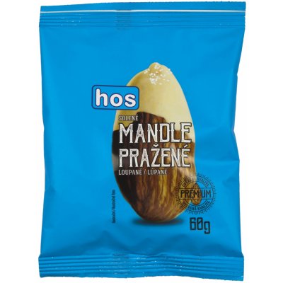 HOS Oříšky Mandle pražené loupané solené 60 g – Hledejceny.cz