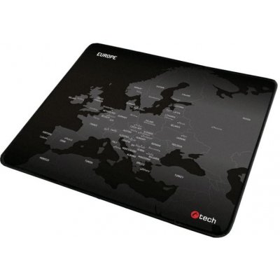 C-TECH Herní podložka pod myš MP-01E (Europe) mapa evropy, 320x270x4mm, obšité okraje – Hledejceny.cz