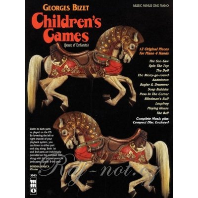 Children's Games Jeux d'Enfants by BIZET Georges OP. 22 1 piano 4 hands – Hledejceny.cz
