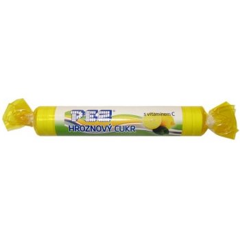 Pez hroznový cukr s vitamínem C citron, 39 g