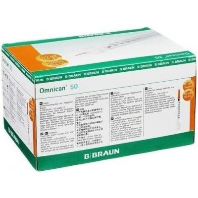 B.Braun stříkačka Omnican 50 0,5 ml / 50 I.U. 30 G X 12 100 ks