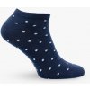 Rox Happy Spotie bavlněné kotníkové ponožky modrá