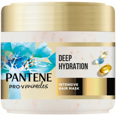 Pantene Pro-V Miracles Deep Hydration Intensive Hair Mask intenzivní vlasová maska s biotinem na suché vlasy 300 ml – Zboží Dáma