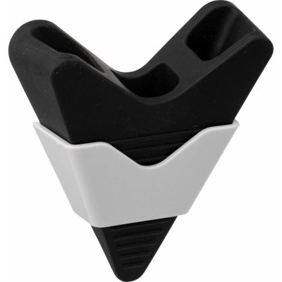 5five Simply Smart Samolepící dveřní zarážka, plast, 2 kusy černá – Zboží Dáma